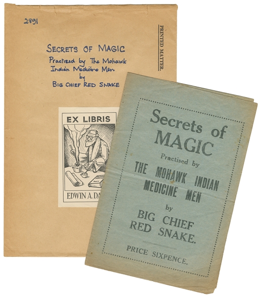  “Big Chief Red Snake.” Secrets of Magic Practised by The Mo...