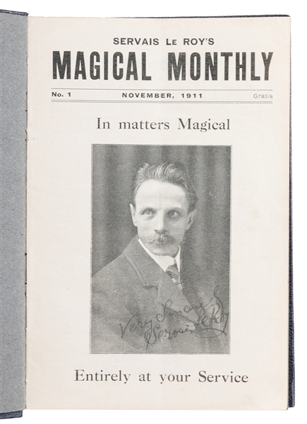  Servais LeRoy’s Magical Monthly. Max Sterling. N1 (Nov. 191...