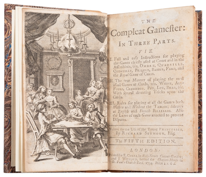  SEYMOUR, Richard (d. ca. 1750). The Compleat Gamester: In T...