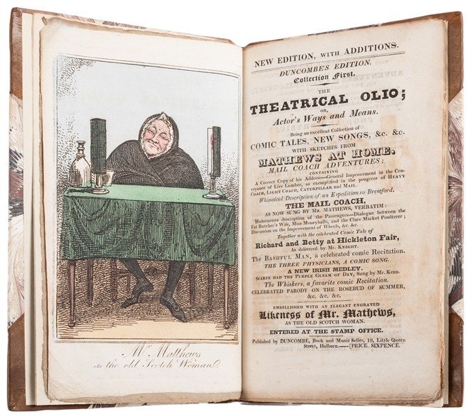  [VENTRILOQUISM]. The Theatrical Olio; or, Actor’s Ways and ...