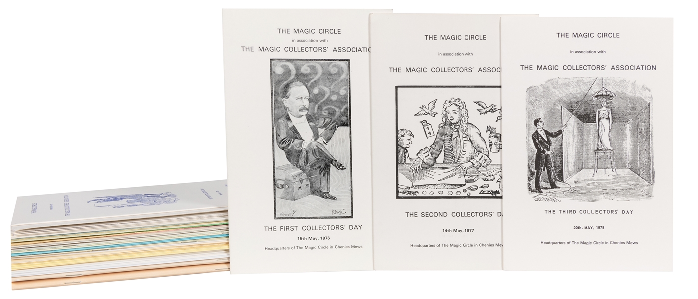  Magic Circle Collectors Day Program Archive. [London, 1976 ...