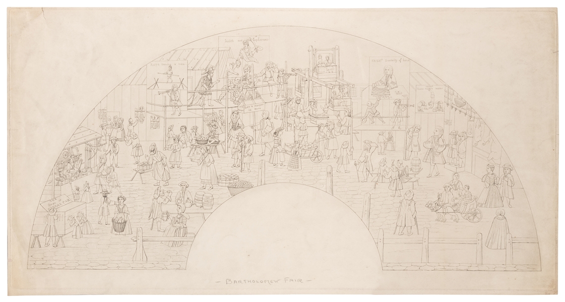  [FAWKES]. Bartholomew Fair, 1721. London: J.F. Setchel, [18...