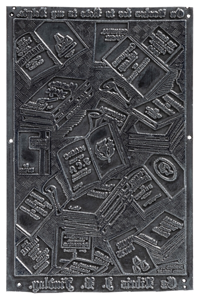  FINDLAY, James (1904 – 73). Printing Plate for J.B. Findlay...