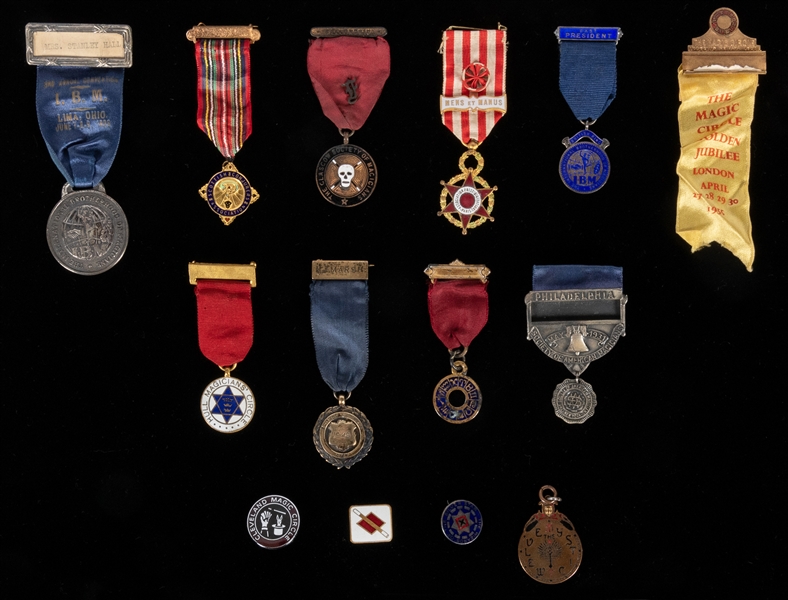  [MEDALS]. Collection of Thirteen Magic Society and Conventi...