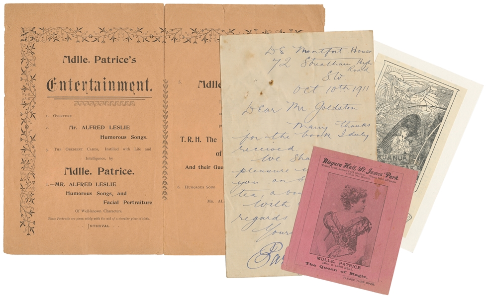  NEIL, Patrice (Augusta Neil, d. 1927). Two Mdlle. Patrice P...