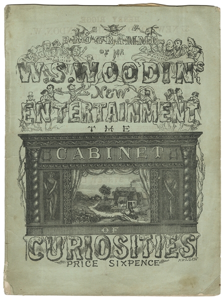  WOODIN, W.S. (1825 – 88). Programme of Mr. W.S. Woodin’s Ne...