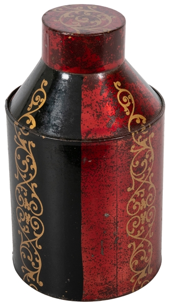  Changing Canister. European, ca. 1890. Handsome hand-painte...