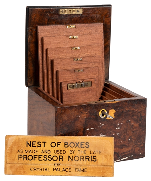  Nest of Boxes. British, ca. 1880. A borrowed ring, watch, o...