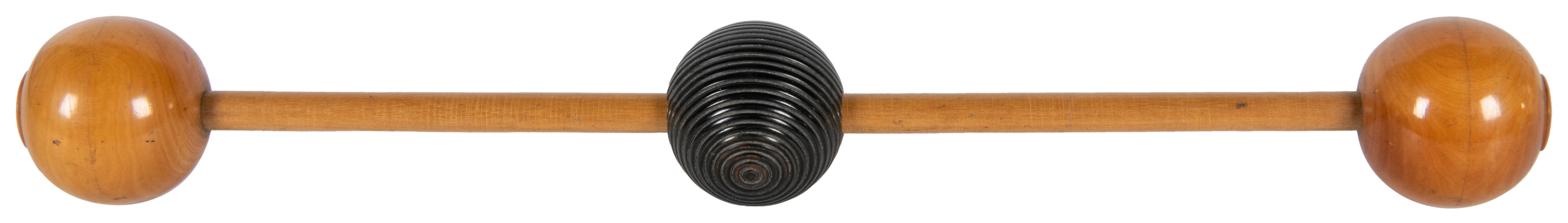  Rod, Ball, and Ring. British, ca. 1890. A ball threaded ont...