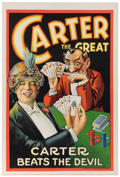  CARTER, Charles (1874 – 1936). Carter the Great. Carter Bea...