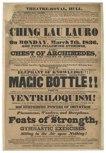  CHING Ling Lauro (1806? – 40). Ching Ling Lauro. Hull: Godd...