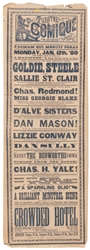  [BROADSIDES]. [THEATRE]. Group of 11 Broadsides for East Co...