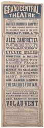  [BROADSIDES]. [THEATRE]. Group of 10 Broadsides for Midwest...
