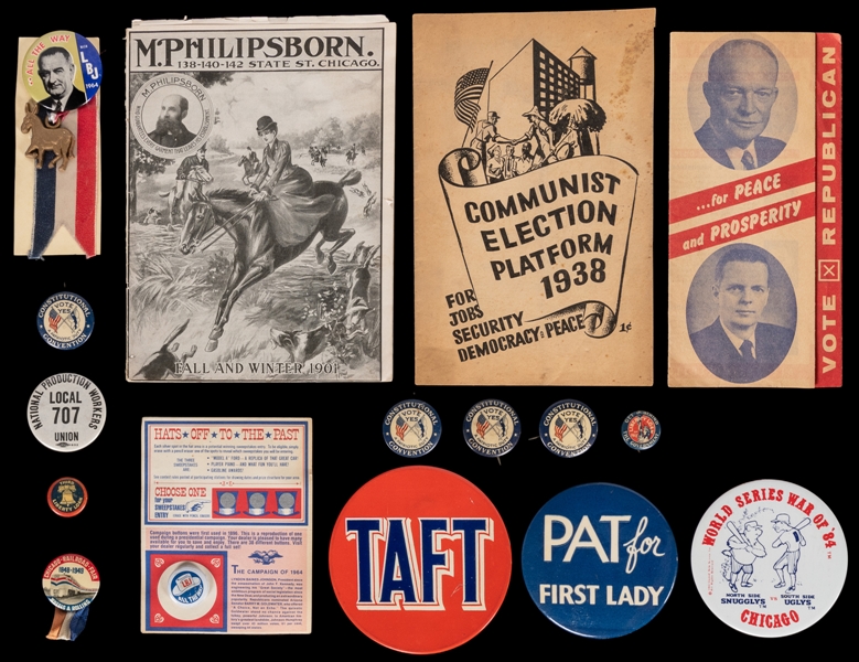  [CHICAGO]. Group of Dozens of Advertising Items, including:...