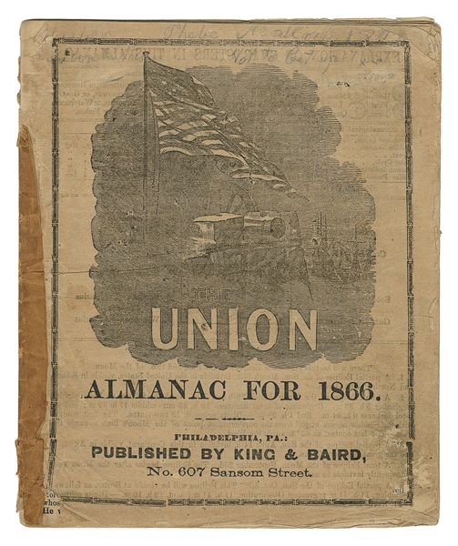  [CIVIL WAR]. [LINCOLN, Abraham (1809-1865)]. Union Almanac ...