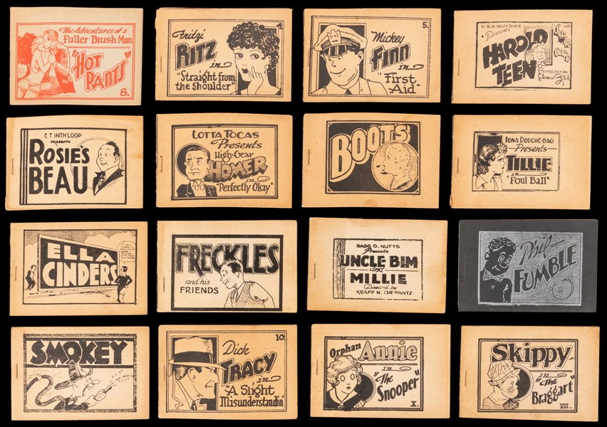  [EROTICA]. Group of 45 “Tijuana Bibles”. [Ca. 1920s-1930s]....