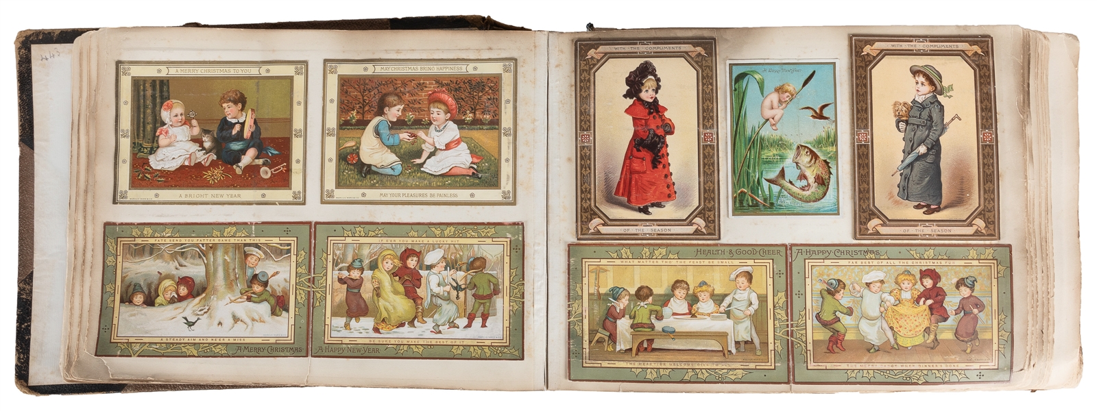  [GREETING CARDS]. An Outstanding Victorian Christmas and Ne...