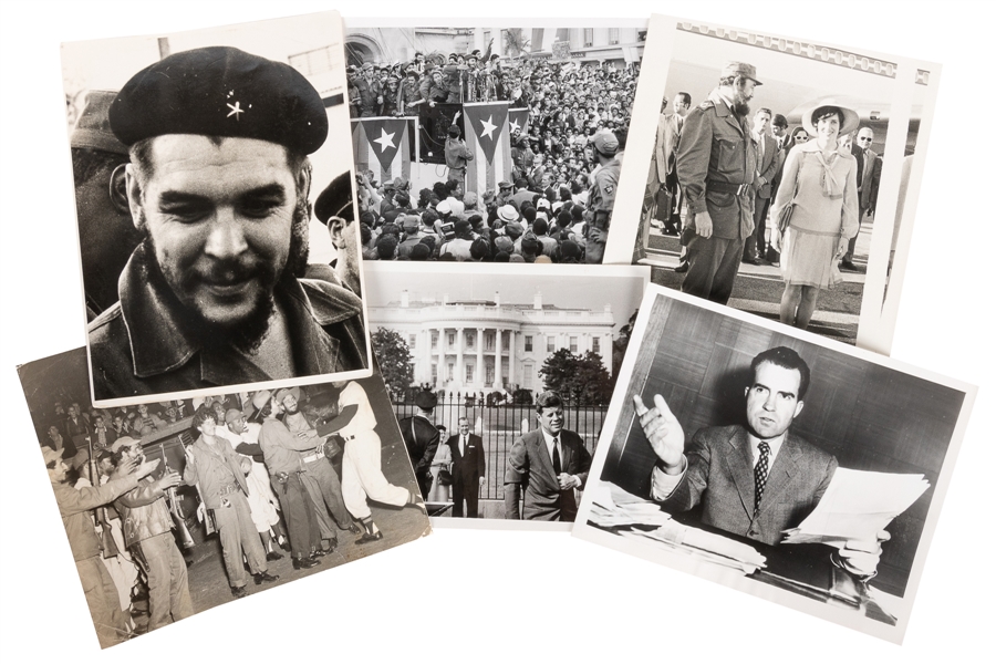  Group of Six Press Photos Related to Politics or the Cuban ...