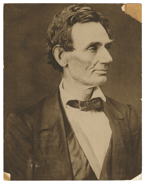  LINCOLN, Abraham (1809-1865). Group of Three Later Prints o...