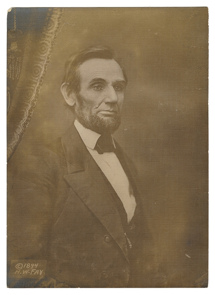  LINCOLN, Abraham (1809-1865). FAY, Herbert Wells (1859-1949...