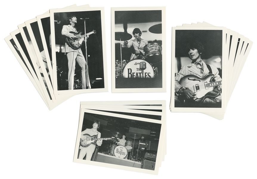  [POSTCARDS]. [BEATLES]. Group of 18 Vintage Beatles Postcar...