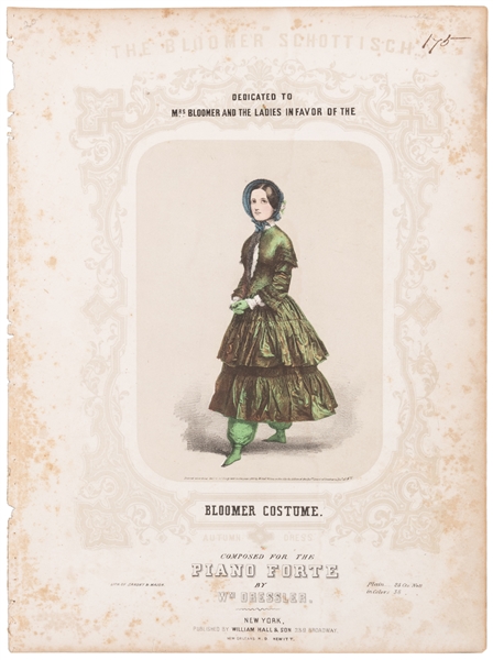  [SHEET MUSIC]. [SUFFRAGETTES]. DRESSLER, William (1826-1914...