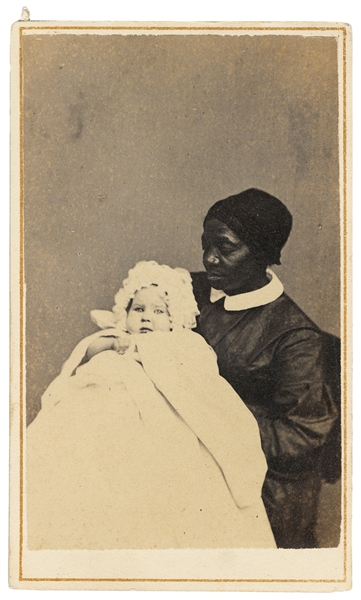 [AFRICAN-AMERICAN]. CDV of an Afr...