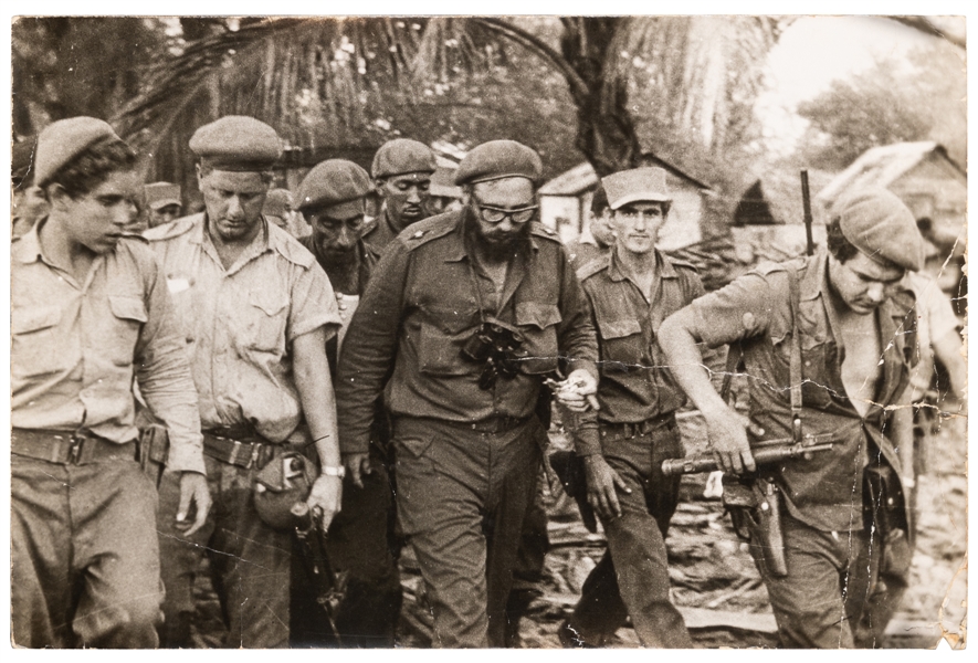  CASTRO, Fidel Alejandro (1926-2008). A Pair of Large Photos...