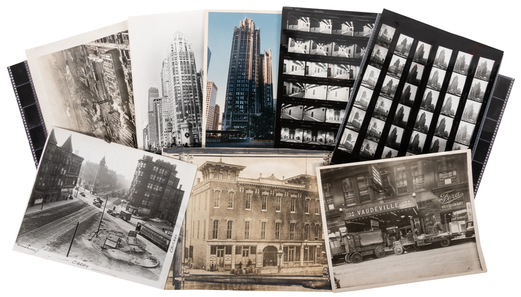  [CHICAGO]. An Archive of Photographs of Street Scenes in Ch...