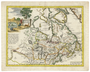  [MAP]. [ALBRIZZI, Giambatista, 1698-1777]. Carta Geografica...