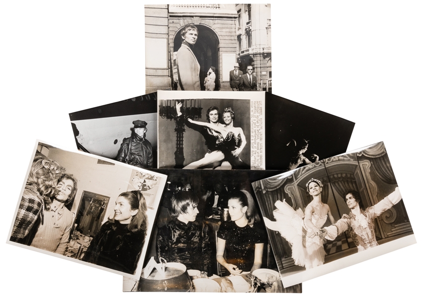  NUREYEV, Rudolf (1938-1993). Group of 24 press photographs....