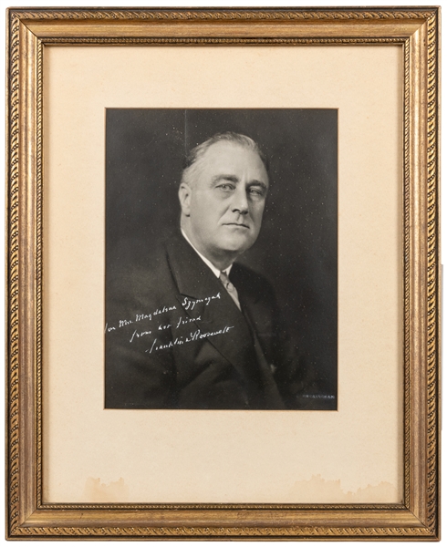  ROOSEVELT, Franklin Delano (1882-1945). Inscribed Photograp...