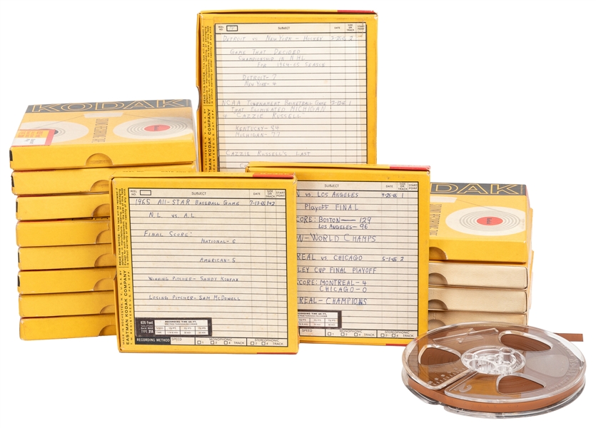  [AUDIO TAPES]. Carton lot of 1960’s Reel to Reel Audio Tape...