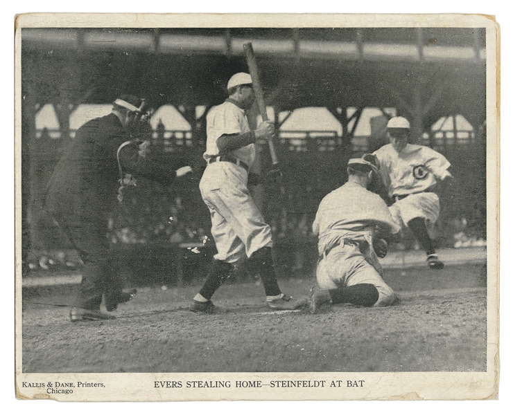  [BASEBALL]. Fold-Out Postcard (“Souvenir Folder”) of the 19...