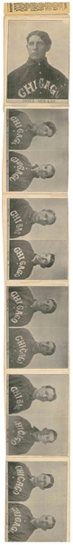  [BASEBALL]. Fold-Out Postcard of the “Chicago Americans / W...