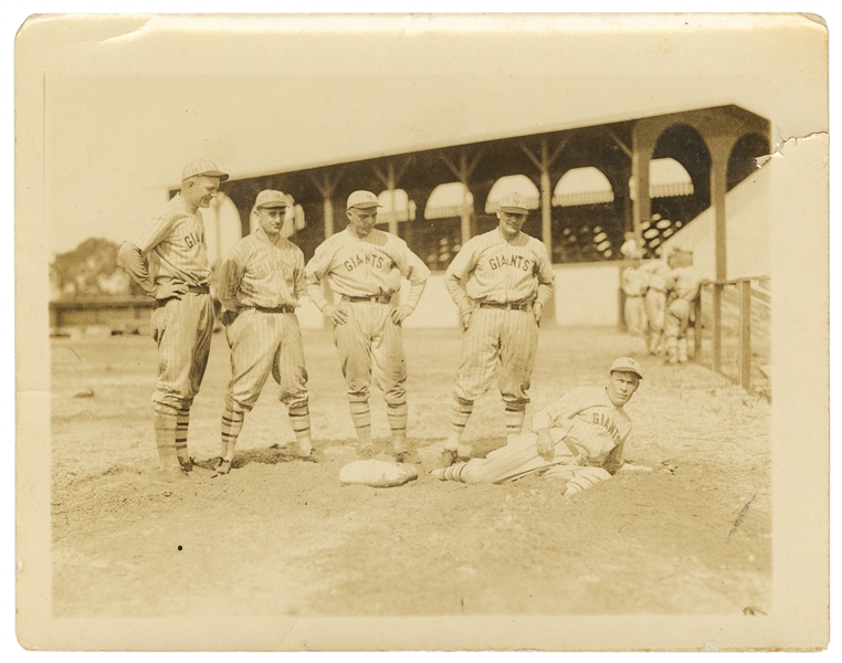  [BASEBALL]. Press Photograph of Spring Training of the New ...