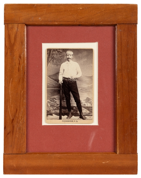  [BASEBALL]. Carte de Visite Full-Length Portrait of...