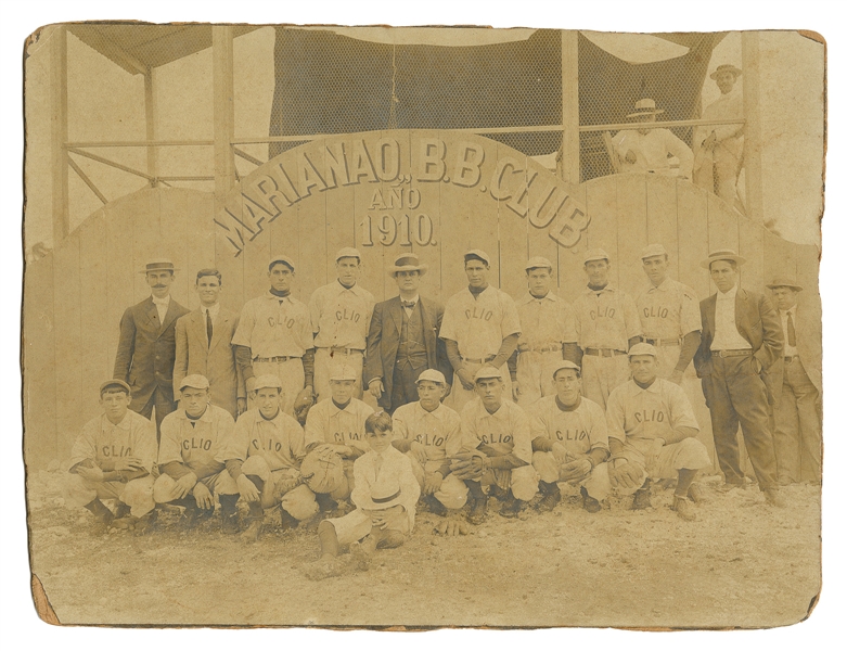  [BASEBALL]. Cabinet Card Team Photograph of the Marianao “C...