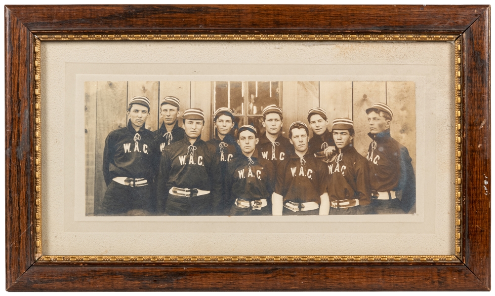  [BASEBALL]. Group of Six Photographs or Prints, including: ...