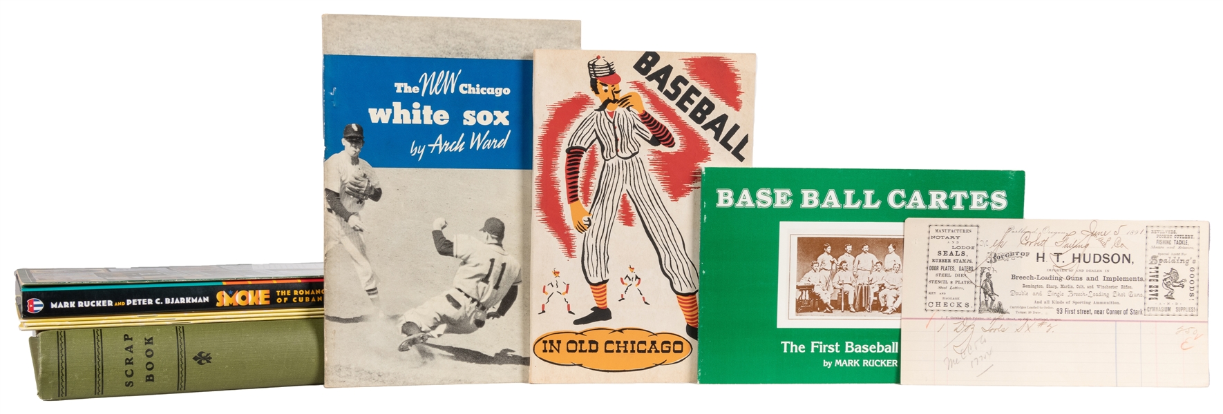  [BASEBALL]. Group of Ten Baseball Books or Booklets. [V.p.,...