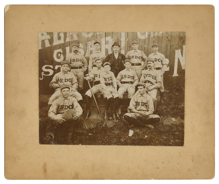  [BASEBALL]. Original Photographic Team Portrait of the East...