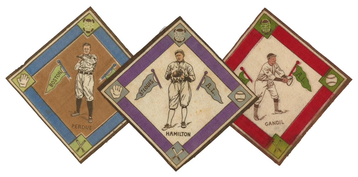  [BASEBALL B18 “BLANKETS”]. Group of 17 Egyptienne Cigarette...