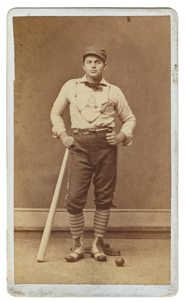  [BASEBALL CARTE DE VISITE ]. Carte de Visite Photograph of ...