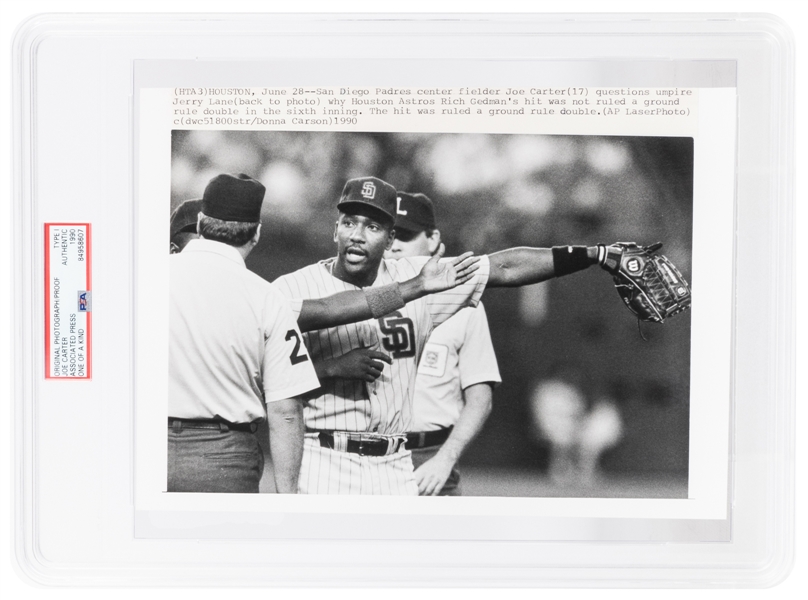  [BASEBALL]. Original AP Proof Photograph of San Diego Padre...