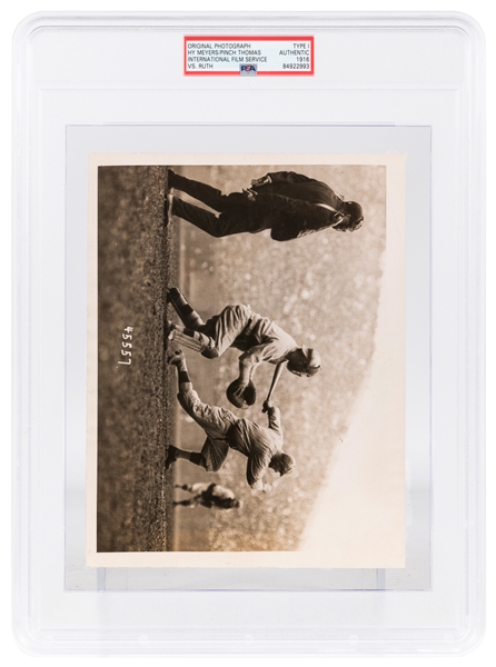  [BASEBALL]. Original International Film Service Action Phot...