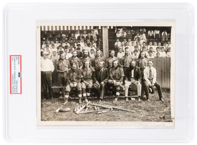  [BASEBALL]. Original International Photograph of the House ...