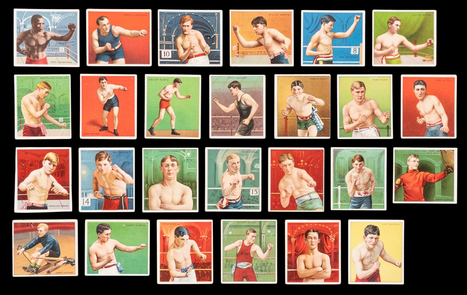  [CIGARETTE CARDS]. A Group of 30 “Series of Champion Athlet...