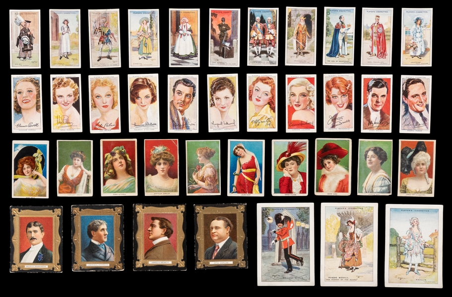  [CIGARETTE CARDS]. A Group of Various Cigarette Cards of Ac...