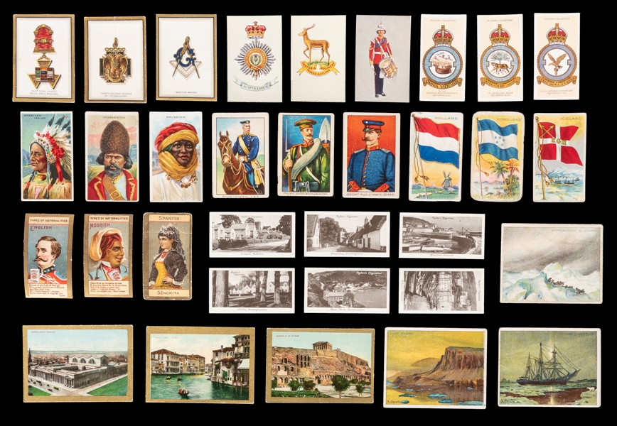  [CIGARETTE CARDS]. A Group of Various Cigarette Cards of In...