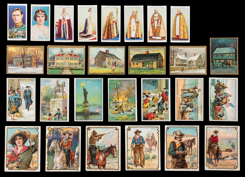  [CIGARETTE CARDS]. A Group of Various Cigarette Cards of Hi...